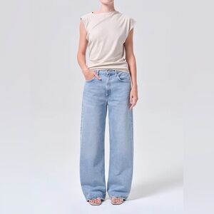 AGOLDE LOW CURVE JEAN IN FORCE Size 27